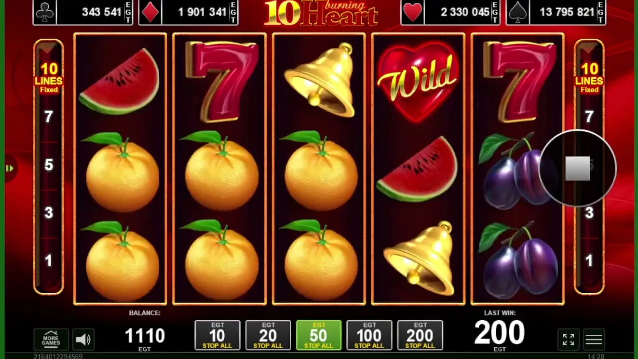 10 Burning Heart EGT