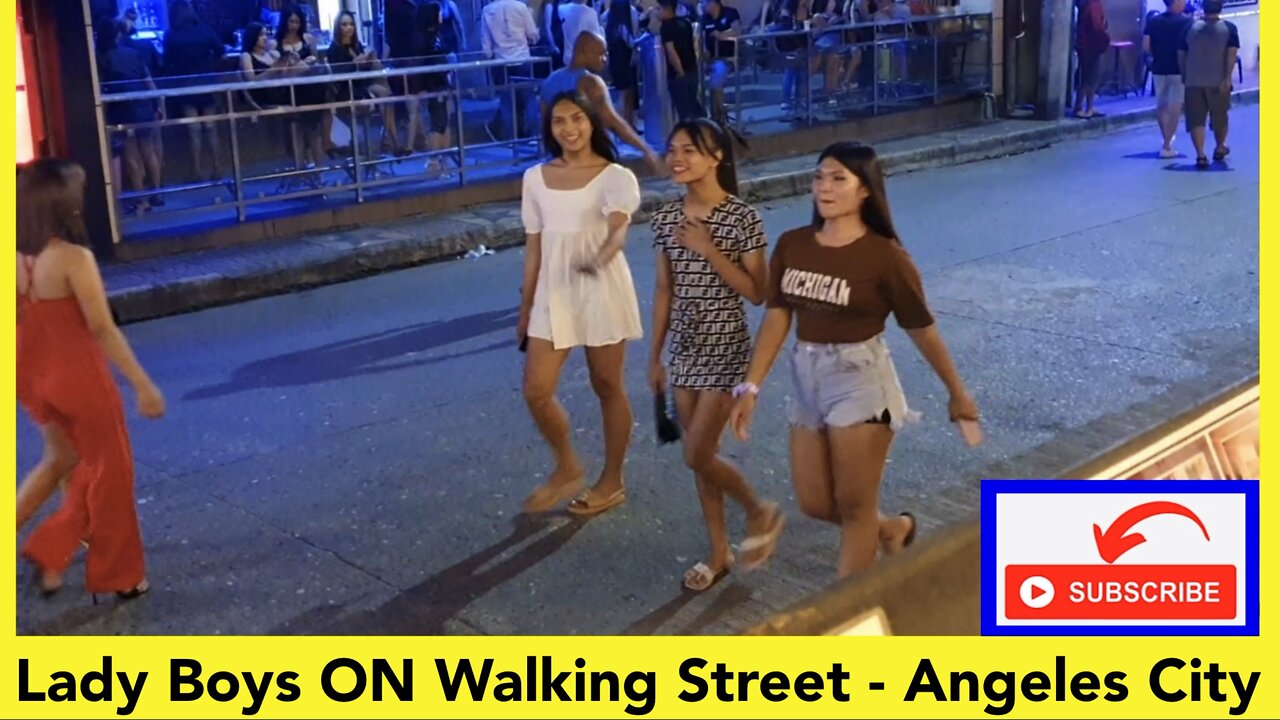 Lady Boys On Walking Street ANGELES CITY