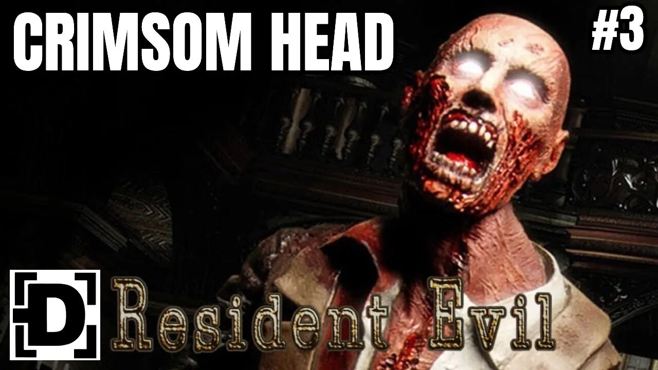 Crimsom Head Me Pegando em Resident Evil 1 HD Remake #3