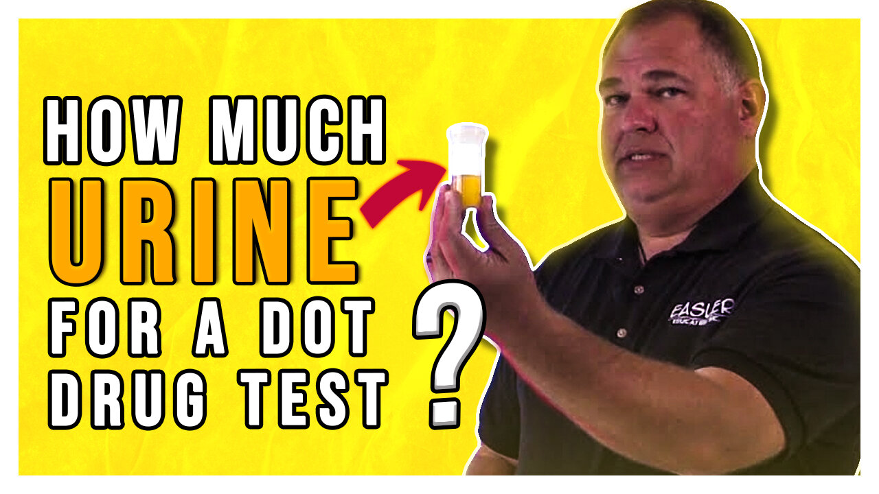 How Much Urine Is Poured Into Each Specimen Container for a DOT Drug Test?