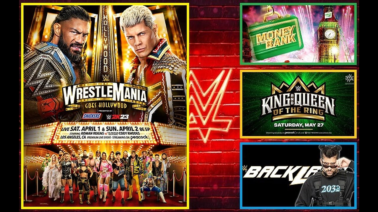 WRESTLEMANIA / STAND & DELIVER / HALL OF FAME So Far, More International WWE PLE's : OFF THE CUFF