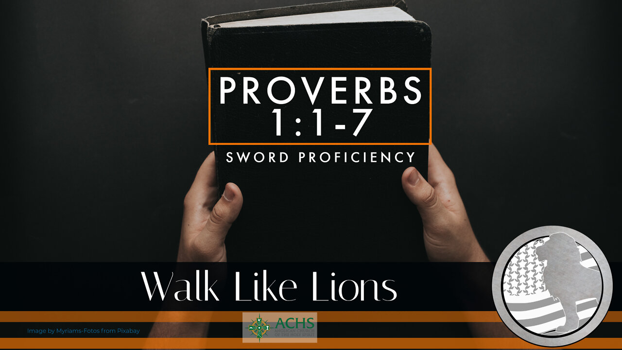 "Proverbs 1:1-7" Walk Like Lions Christian Daily Devotion with Chappy March 31, 2022