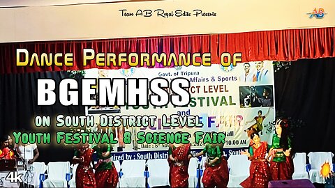 Dance Performance of BGEMHSS | South District Level Youth Festival & Science Fair | AB Royal Edits