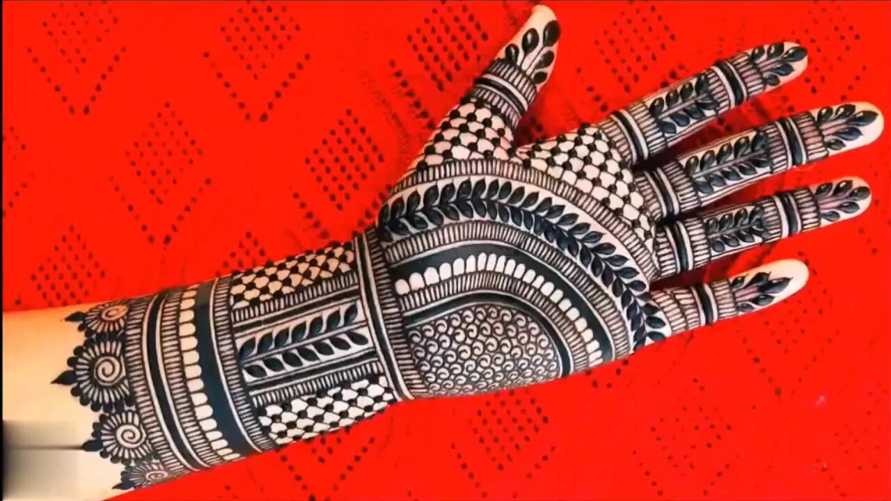 Beautiful front hand mehndi | Bridal mehndi design | Festive special mehndi design | Eid special