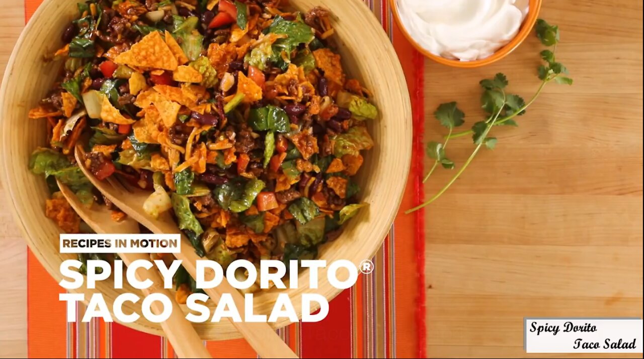 Spicy Dorito Taco Salad