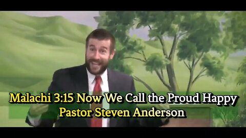 Malachi 3:15 Now We Call the Proud Happy | Pastor S Anderson | Sermon Clip