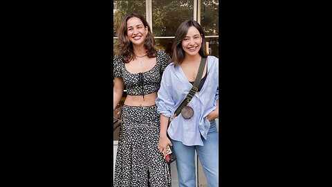 Neha Sharma With Aisha Sharma Snapped at Bandra #nehasharma