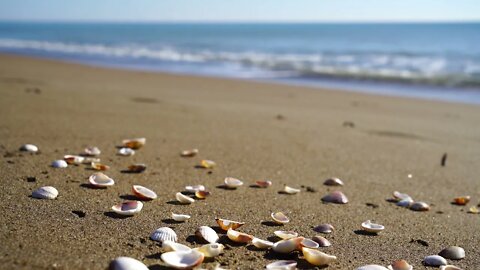 4 Hours of Beach Sounds | ASMR | Relaxing beach ambiance | waves and seagulls