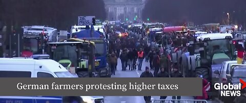 German Farmers protest Migrants cost more than 20 billion euro