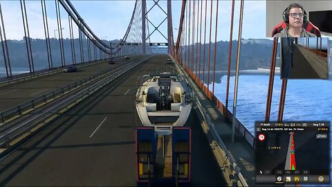 EURO TRUCK SIMULATOR 2 #3 LISBOA SEVILHA TRANSPORTAMOS UM VELEIRO ATÉ ESPANHA