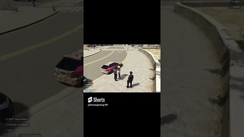 Cop yells at me #gta #gtarp #crazy