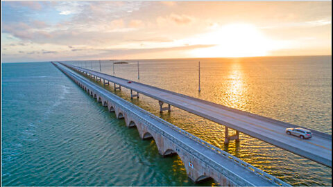 Seven Mile Bridge in Florida.