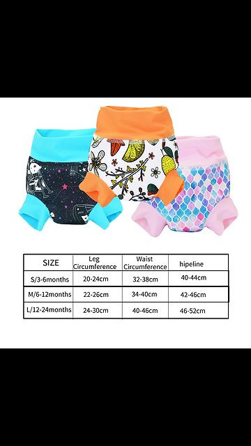 SALE!! WizInfant ECO-friendly Cloth Diapers Leakproof Swimming Super