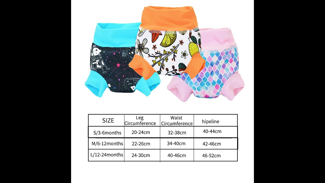 SALE!! WizInfant ECO-friendly Cloth Diapers Leakproof Swimming Super