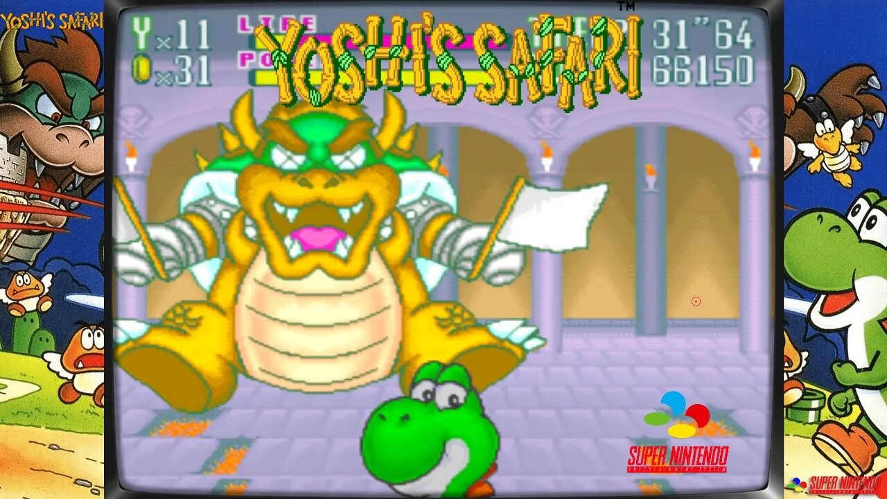 Yoshi's Safari 1993 (SNES) - Full Playthrough (RetroArch)