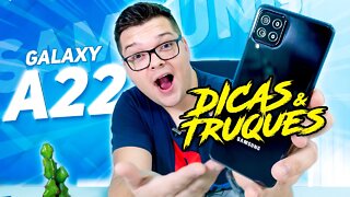 TOP 10 Dicas & Truques para o Galaxy A22! Vem DEIXAR ele AINDA MELHOR!