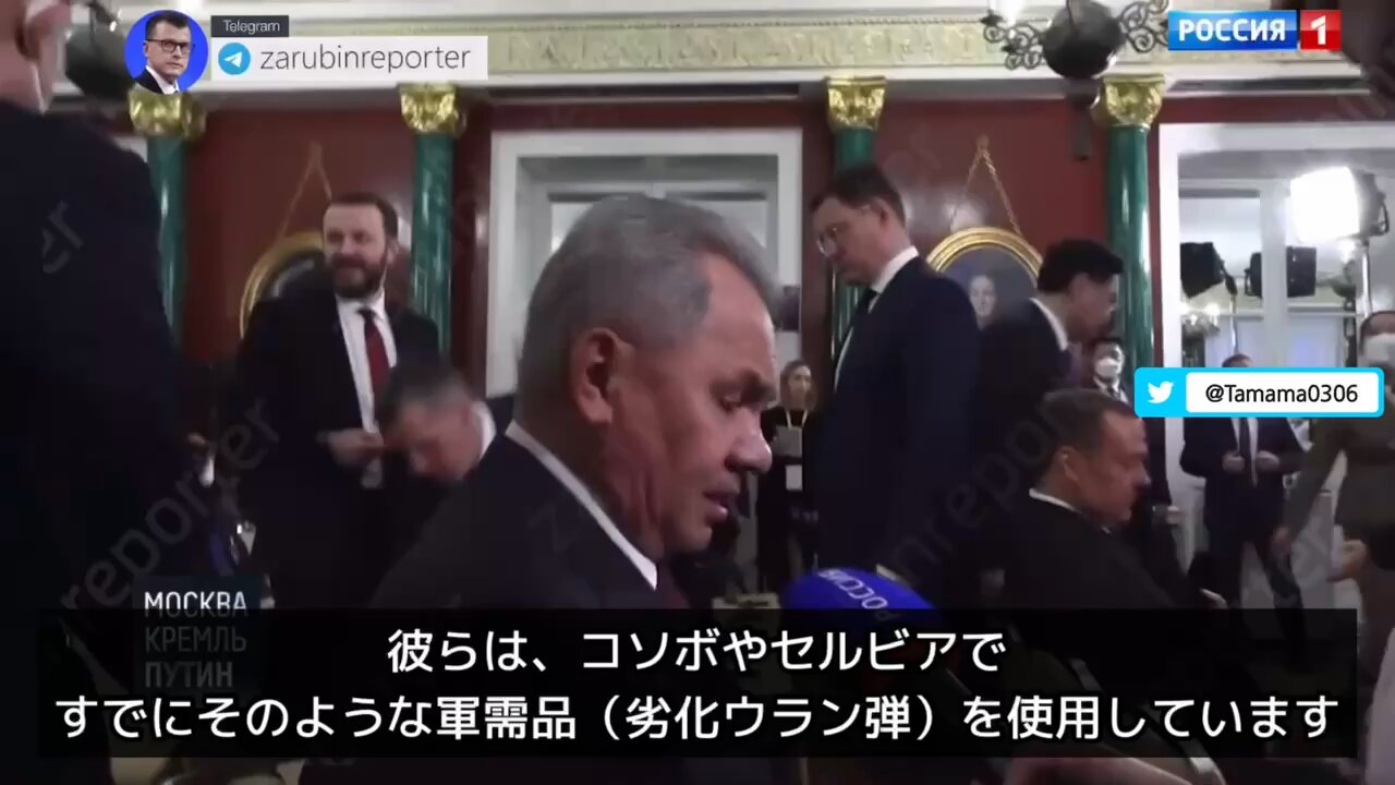 ショイグ国防相「英国の劣化ウラン弾供給について真剣に対応を考える」