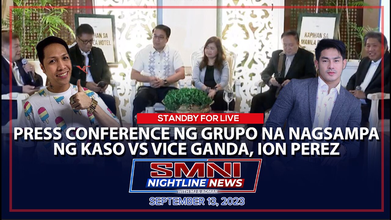 LIVE: Press conference ng grupo na nagsampa ng kaso vs Vice Ganda, Ion Perez | September 13, 2023