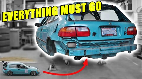 Restoring my Time Attack Honda Civic EG - Project Hoonda - vLog 01
