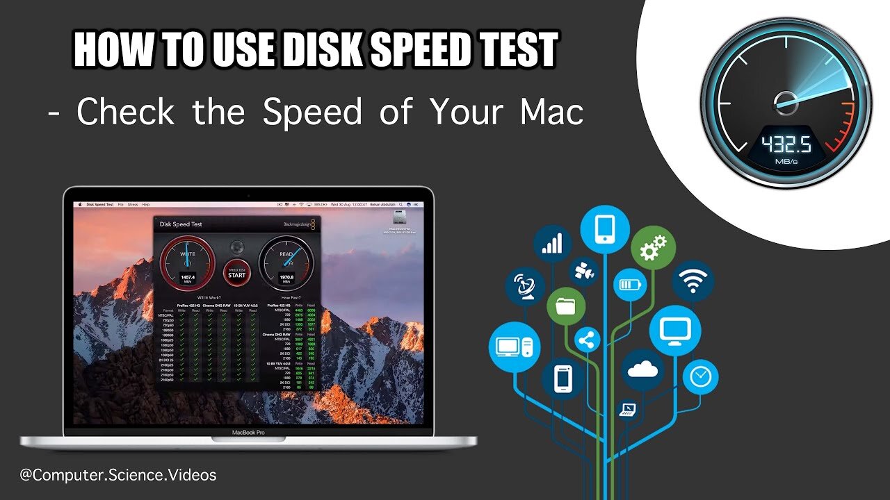 How to CHECK the Speed of Your Mac Using BlackMagic Disk Speed Test | New