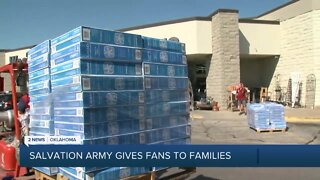 Salvation Army getting fans to local families