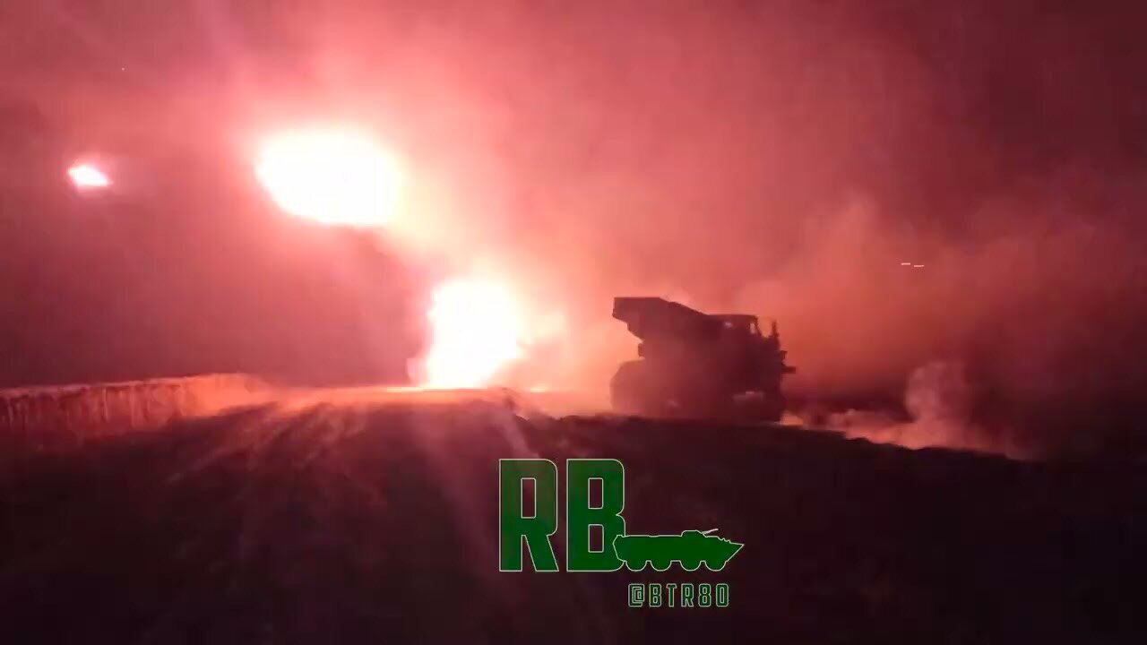 Combat crews "Grad" from the group 🅾️ incinerated pickups of the Armed Forces of Ukraine