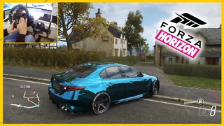 FH4 - ALFA ROMEO GIULIA QUADRIFOGLIO Forza Horizon 4 Gameplay Realista / Logitech G29