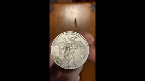 Eric Bloodaxe - Legendary Warriors 1 Oz Silver Round