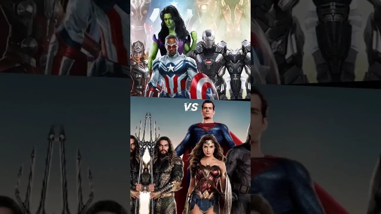 Justice League (DCU) vs New Avengers (Passage of the mantle) #shorts