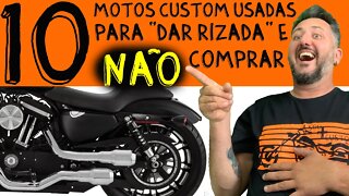10 motos CUSTOM USADAS para “DAR RISADA” e NÃO COMPRAR. AMERICANO RESPONDE