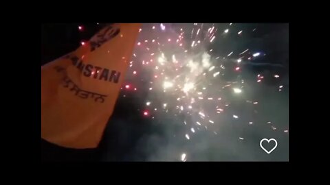 Khalistan Referendum Fireworks Central London QE2