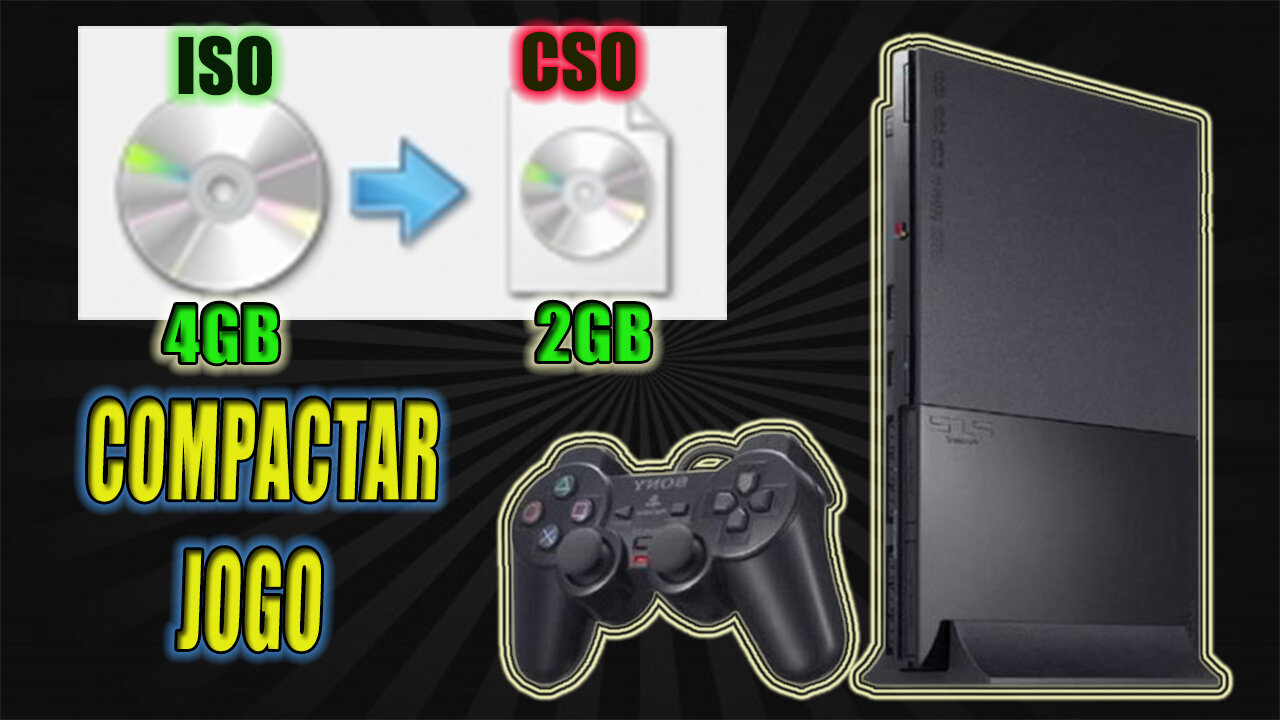 compactar arquivos de play2 ( opl )