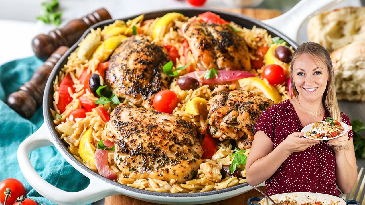 Greek Chicken Orzo