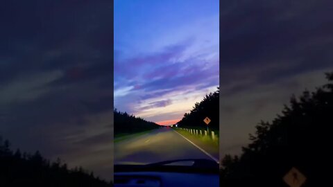 Timelapse drive through Brackley Beach