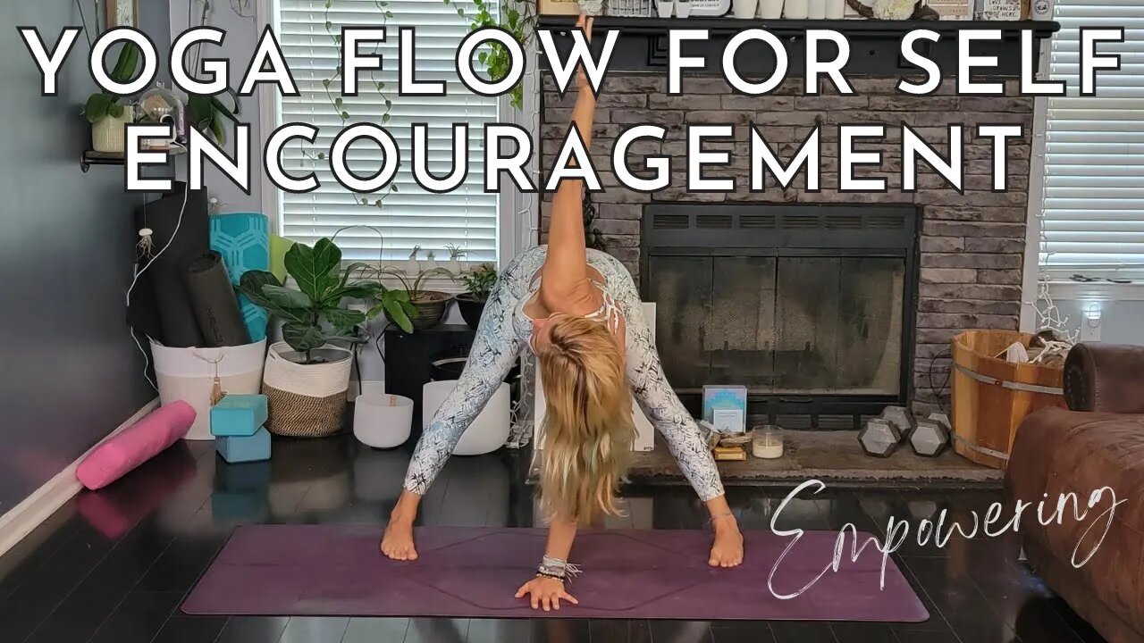 Morning Yoga Flow to Wake Up and be Empowered | Yoga for Self Encouragement | Yoga with Stephanie