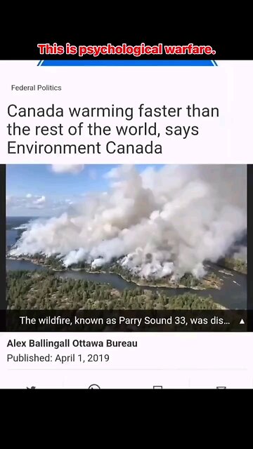 Here is a psyop on the climate change narrative from the mainstream media.