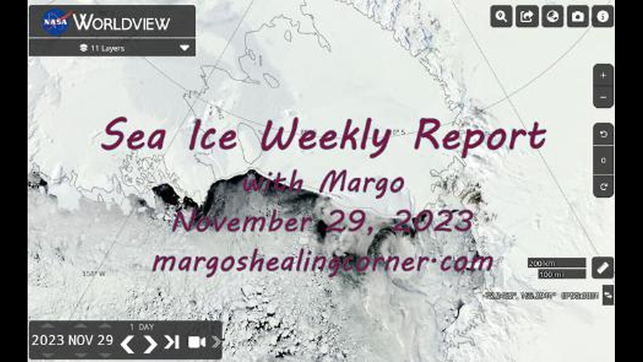 Sea Ice Weekly Report with Margo (Nov. 29, 2023)