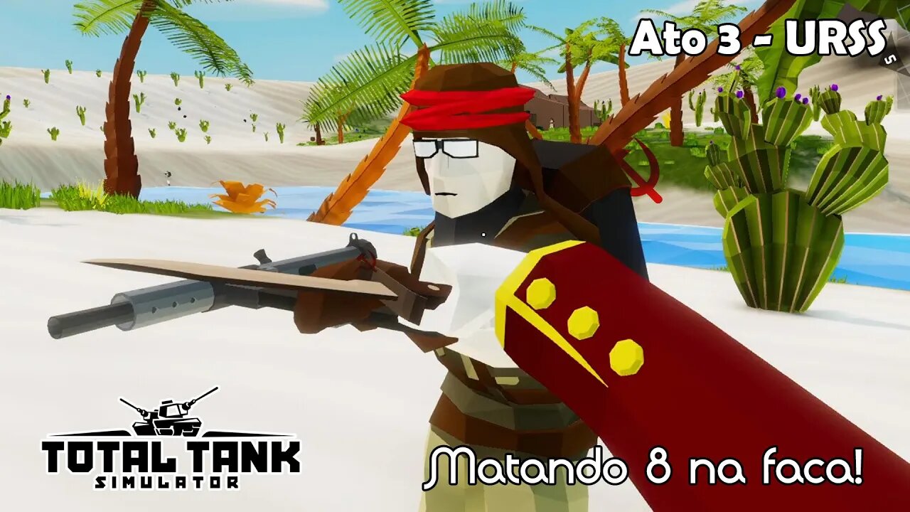 Extermínio na faca! Ato 3 da URSS - Novo Total Tank Simulator - Gameplay PT-BR