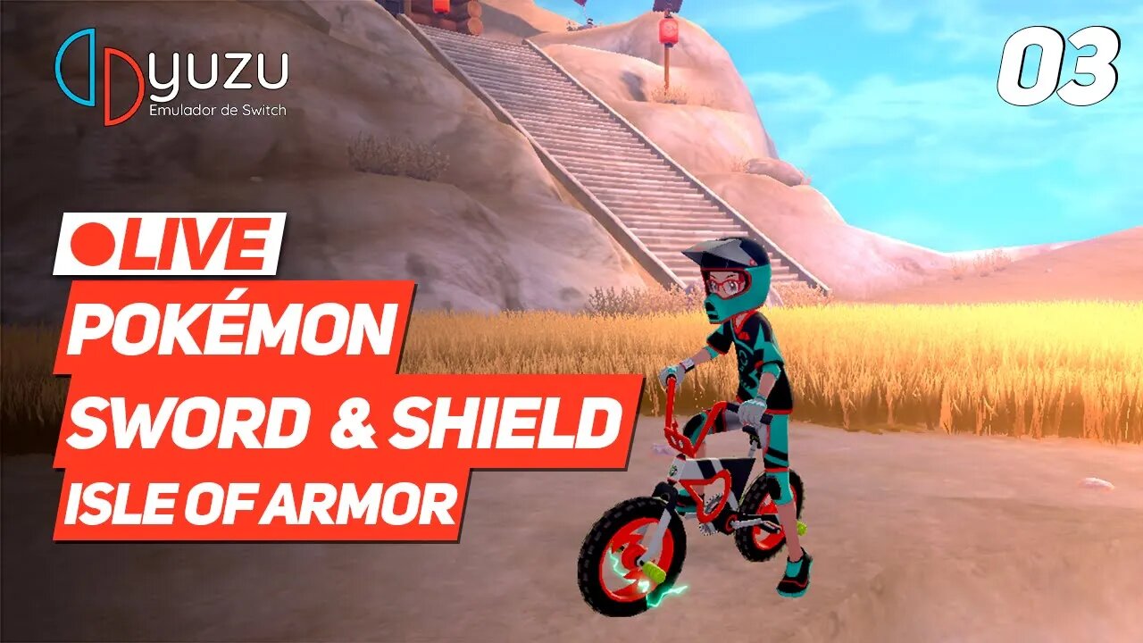 yuzu | POKÉMON SWORD LIMPANDO A DLC ISLE OF ARMOR Gameplay no PC #03