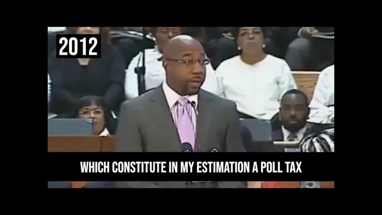 Raphael Warnock Changes Mind on Voter ID