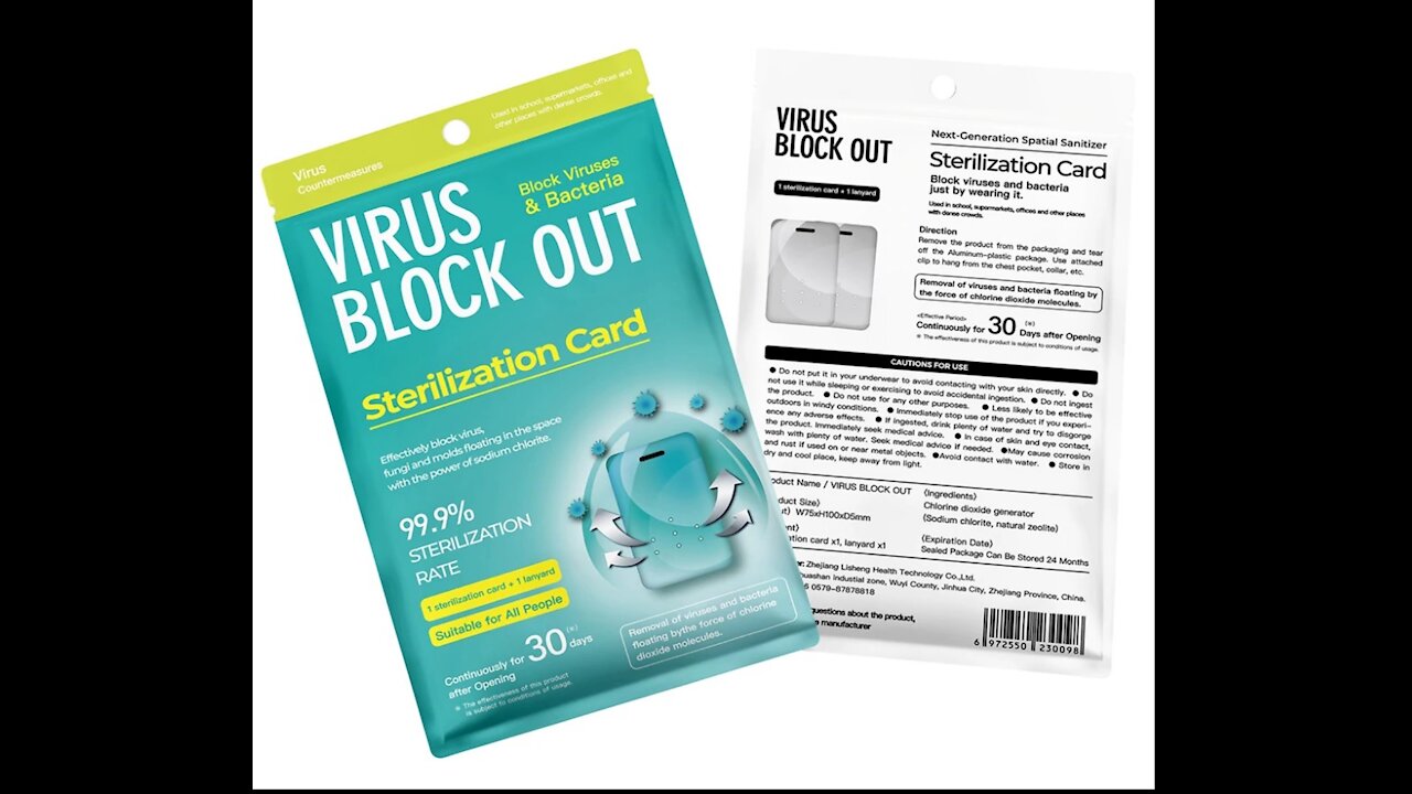 Portable Disinfection Card