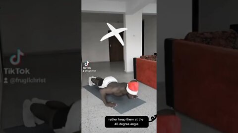 The push up execution