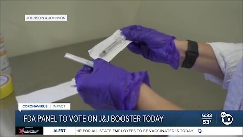 FDA panel to vote on Johnson & Johnson booster