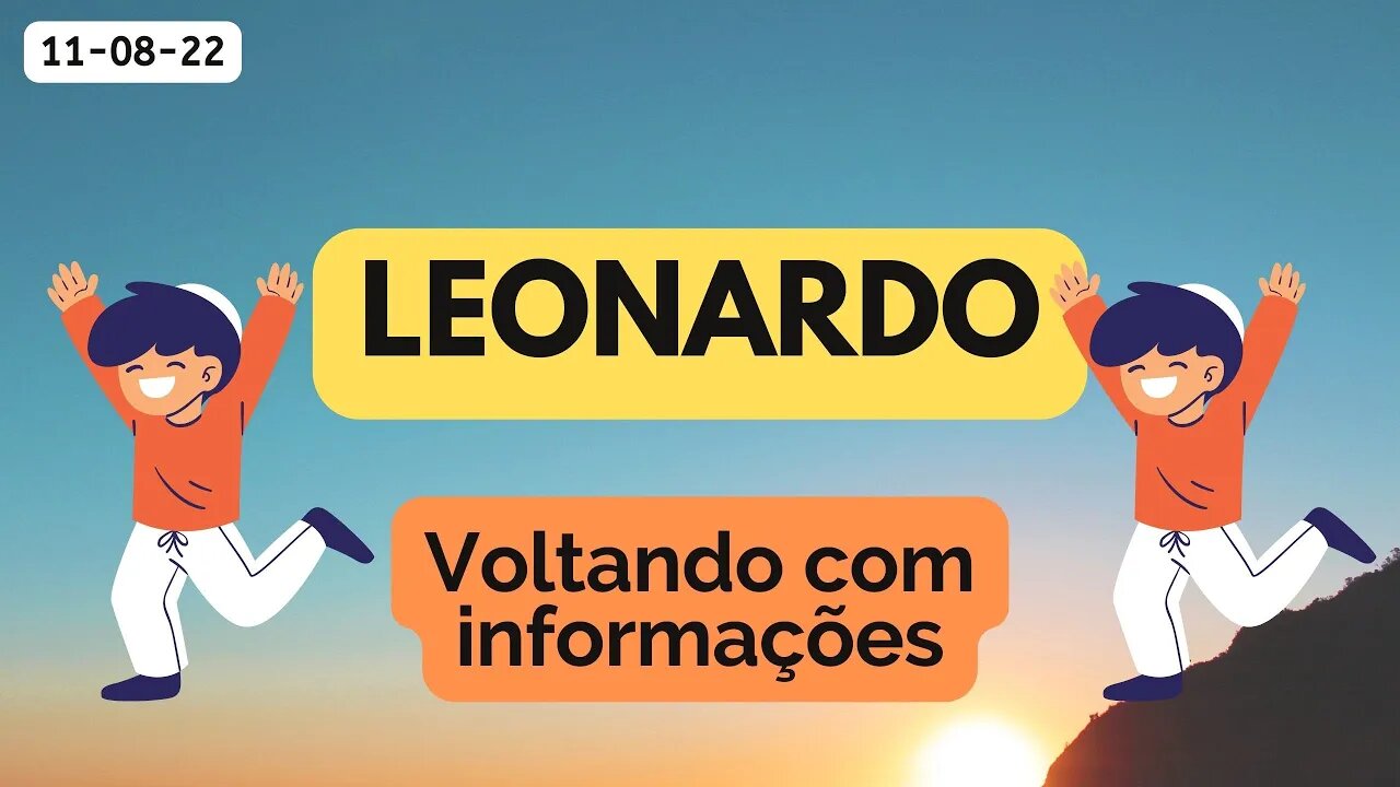 LEONARDO Voltando com Informações #operaçõesinternacionais