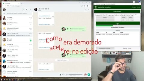 120 🔴 Envio de ÁUDIO EM MASSA no Whatsapp com resposta TAMBÉM EM ÁUDIO, resposta em imagem, Massive