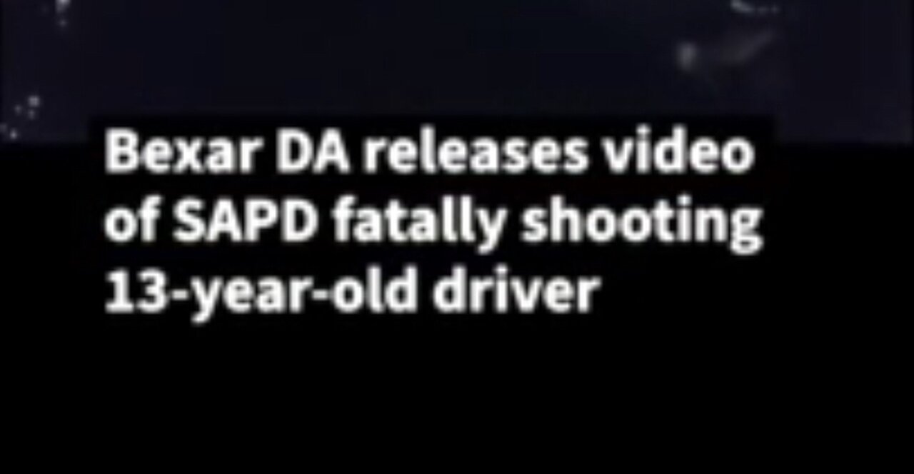 Footage Released Of Police Fatally Shooting A 13 Year Old