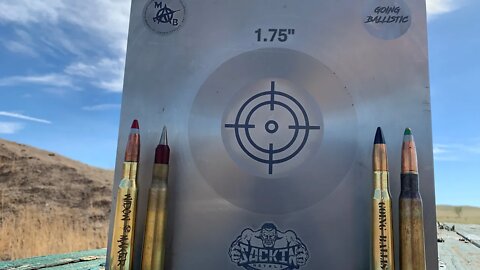 1.75" Titanium vs 50 Cals Baddest rounds. (surprise at the end)