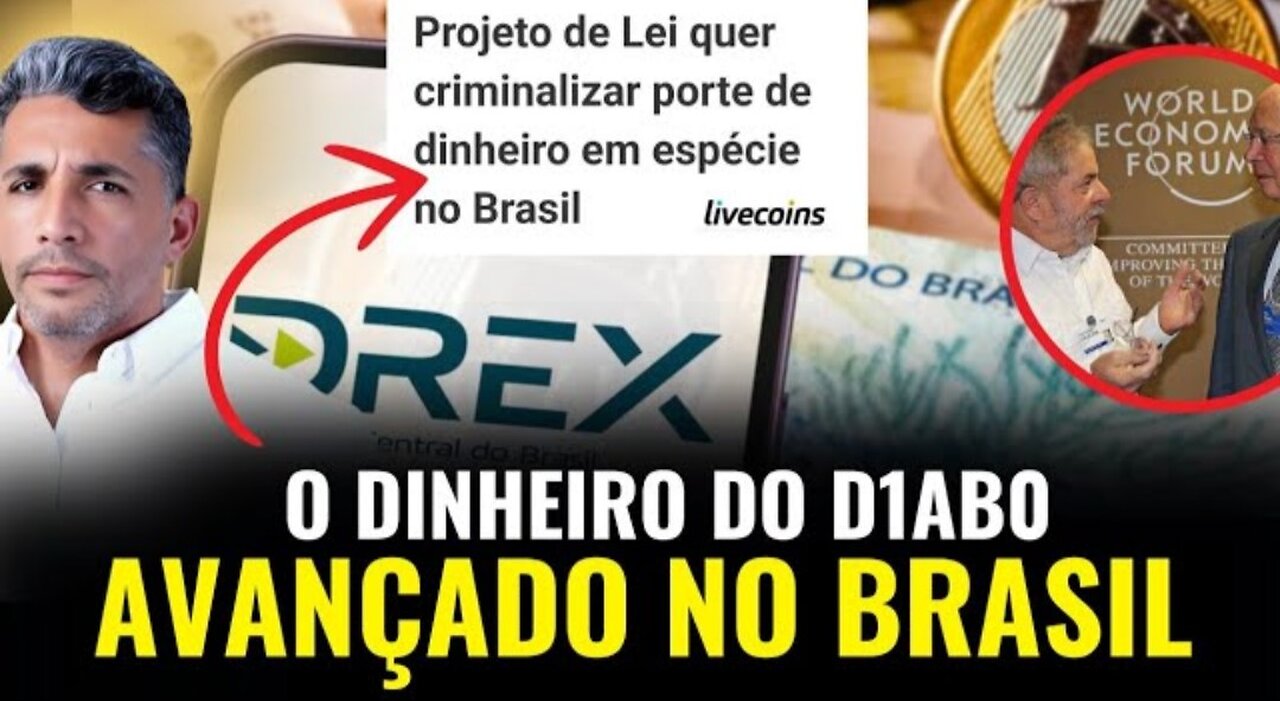 IN BRAZIL IT WILL BE A CRIME TO CARRY AROUND PAPER MONEY, THAT'S WHAT THE PT 👿 WANTS!