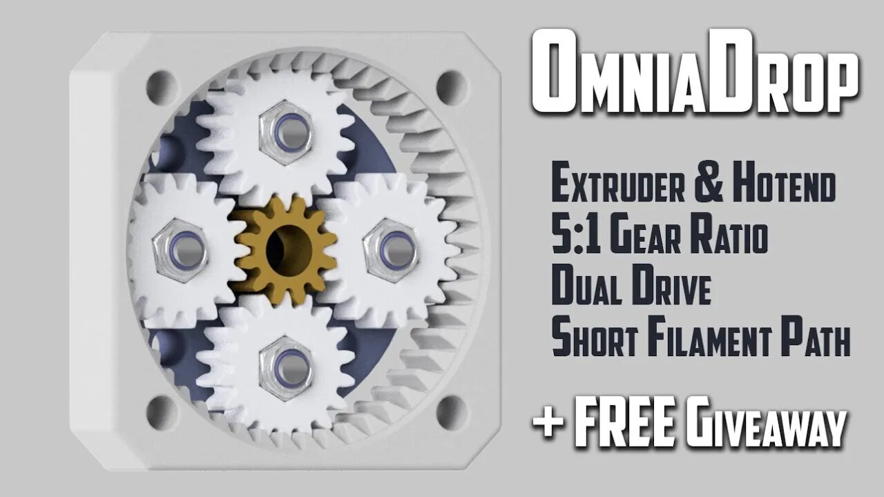 OmniaDrop Dual Drive Extruder Review + FREE Giveaway!