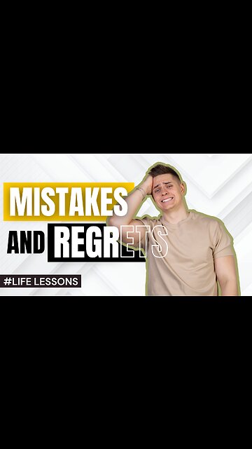 LIFE LESSONS: If you regret something you said...heed my advice